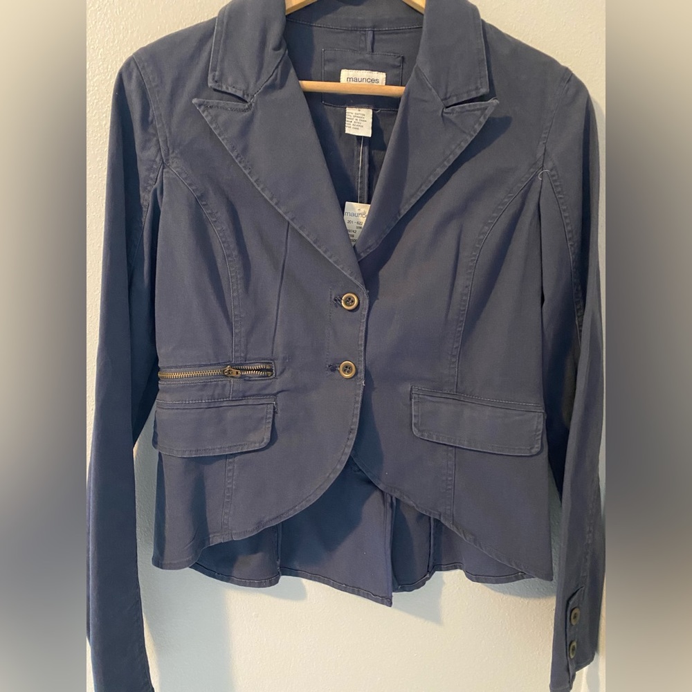 Maurice’s Blue Blazer Size Small NWT